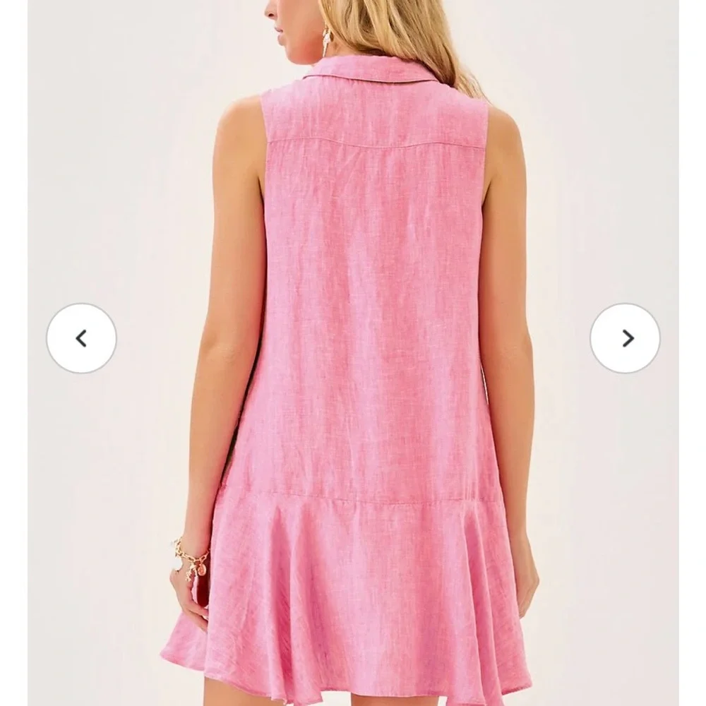 Lilly Pulitzer Pink Sleeveless Mini Dress - Picture 2 of 8